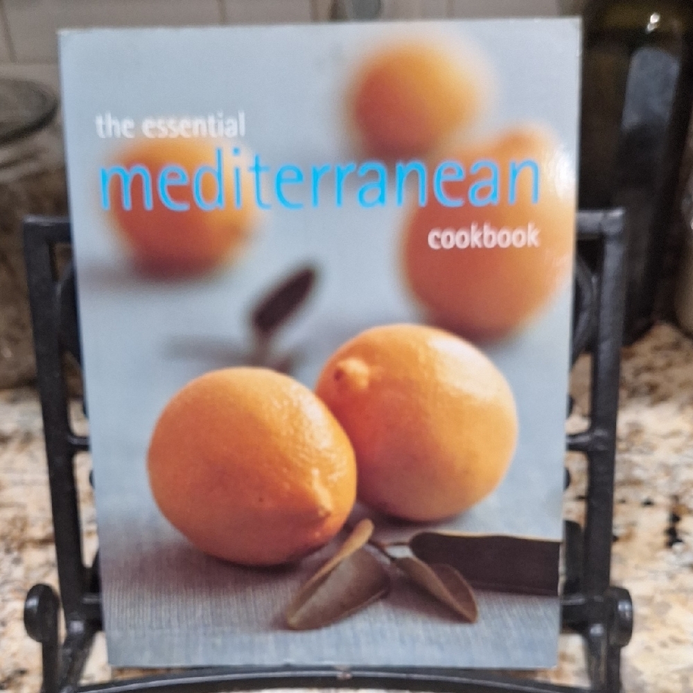 Mediterranean Delights Cookbook - Blue and Orange Cover